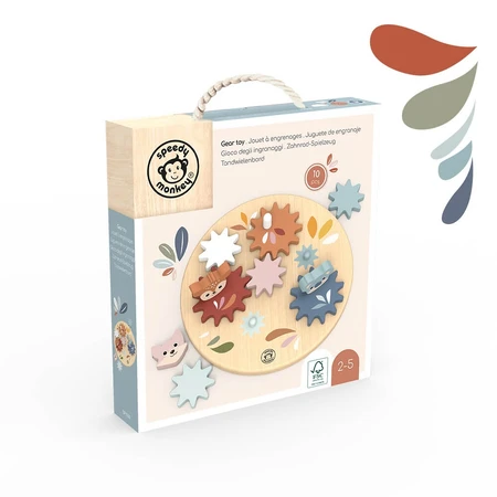 Jucarie interactiva cu roti dintate, Speedy Monkey