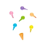 Rainbow Scoops crayons and scented eraser