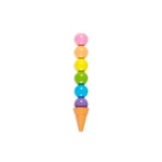 Rainbow Scoops crayons and scented eraser