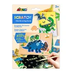 Scratch and Make Grußkarten Set - Dinosaurier