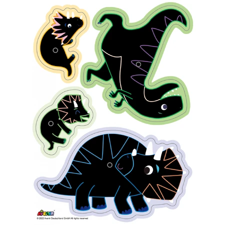 Scratch and Make Grußkarten Set - Dinosaurier