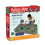 Juego 2 en 1, Puzzle y juego, Coches de carreras, Reino pacífico