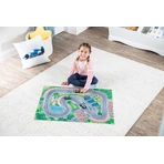 Juego 2 en 1, Puzzle y juego, Coches de carreras, Reino pacífico