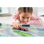 Juego 2 en 1, Puzzle y juego, Coches de carreras, Reino pacífico