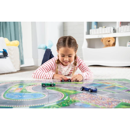 Juego 2 en 1, Puzzle y juego, Coches de carreras, Reino pacífico