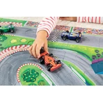 Juego 2 en 1, Puzzle y juego, Coches de carreras, Reino pacífico