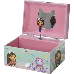 Portagioie musicale con statuetta Gabby Dollhouse e specchio
