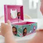 Portagioie musicale con statuetta Gabby Dollhouse e specchio
