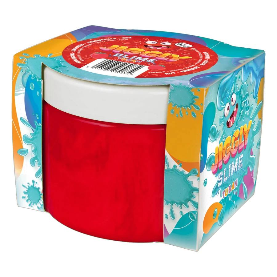 Slime in JIGGLY SLIME tin - strawberry, 500 g