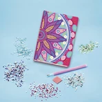 DIY-Set Mein Tagebuch mit Mandala-Blume und Diamanten