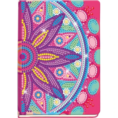 DIY-Set Mein Tagebuch mit Mandala-Blume und Diamanten