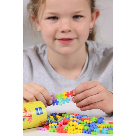 Jeu de construction Plus-Plus, tube de 100 pièces, Tropical Mix, couleurs tropicales