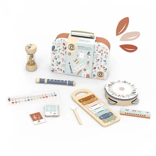 Set de 5 instrumentos musicales en maleta, Speedy Monkey