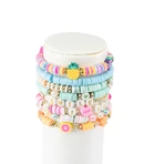 Kreatives DIY-Set - Halsketten und Armbänder mit Heishi Pop Perlen, 500 Stück, ABC Beads