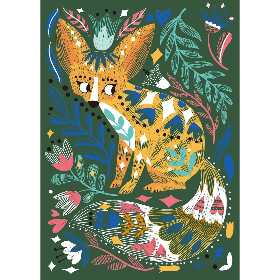 A4 Scratch off set - Magische Tiere
