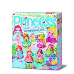 Kreativ-Workshop Modellieren und Malen - Prinzessin mit Glitzer