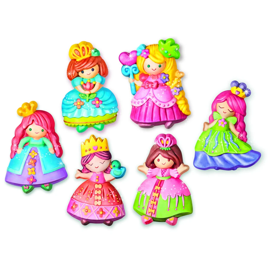 Kreativ-Workshop Modellieren und Malen - Prinzessin mit Glitzer