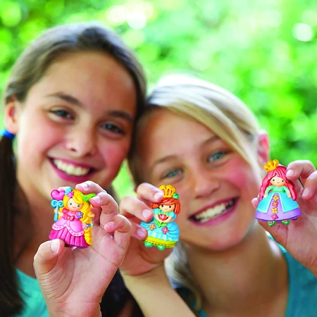 Kreativ-Workshop Modellieren und Malen - Prinzessin mit Glitzer