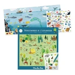 Satz Transferaufkleber Explorer, Moulin Roty
