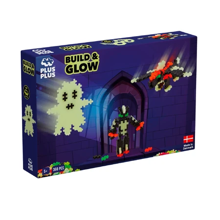 Baukasten Plus-Plus, 360 Teile, Bauen und Glänzen, fluoreszierende Farben