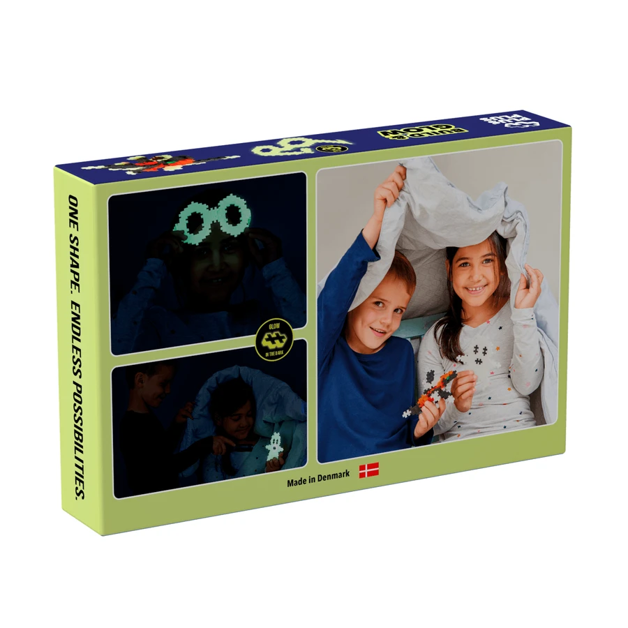 Baukasten Plus-Plus, 360 Teile, Bauen und Glänzen, fluoreszierende Farben