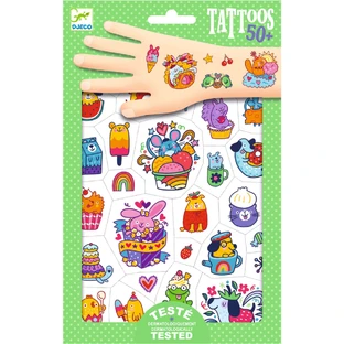 Djeco Tattoos Mimi's Süßigkeiten