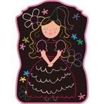 Portable chalk drawing set, Haku Yoka - Dress up Princess
