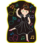 Portable chalk drawing set, Haku Yoka - Dress up Princess