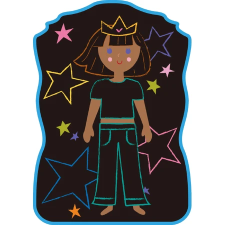 Portable chalk drawing set, Haku Yoka - Dress up Princess
