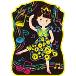 Portable chalk drawing set, Haku Yoka - Dress up Princess