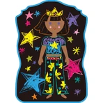 Portable chalk drawing set, Haku Yoka - Dress up Princess