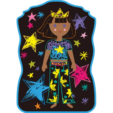 Portable chalk drawing set, Haku Yoka - Dress up Princess