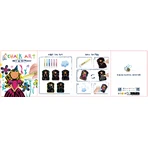 Portable chalk drawing set, Haku Yoka - Dress up Princess