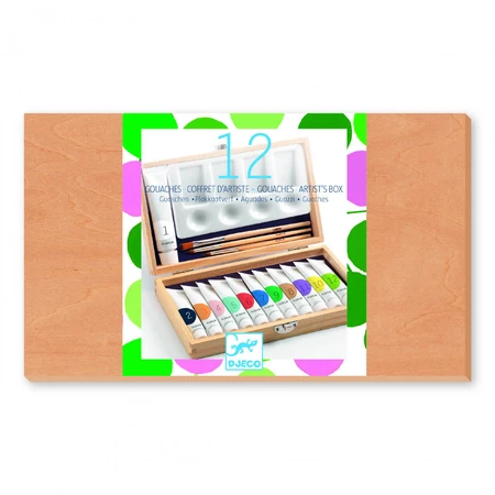 Künstlerbox mit 12 Tuben, Djeco