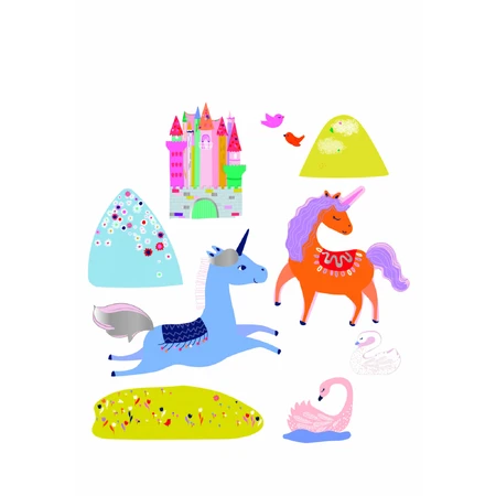 Stickers set - Unicorns