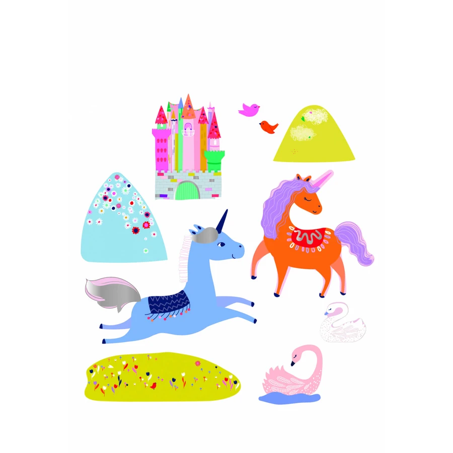 Stickers set - Unicorns