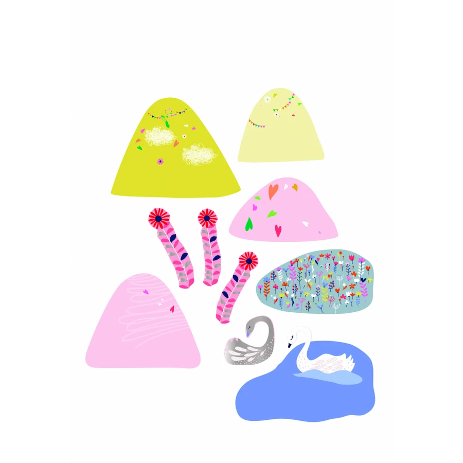 Stickers set - Unicorns