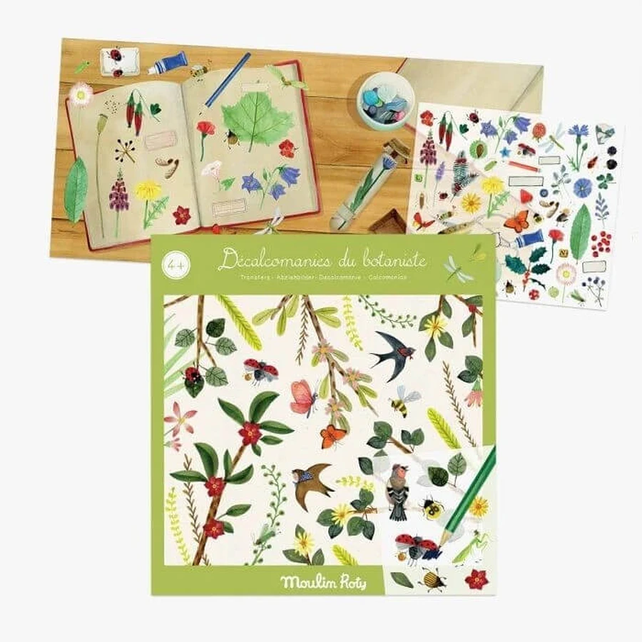 Transfer stickers Botanist, Moulin Roty