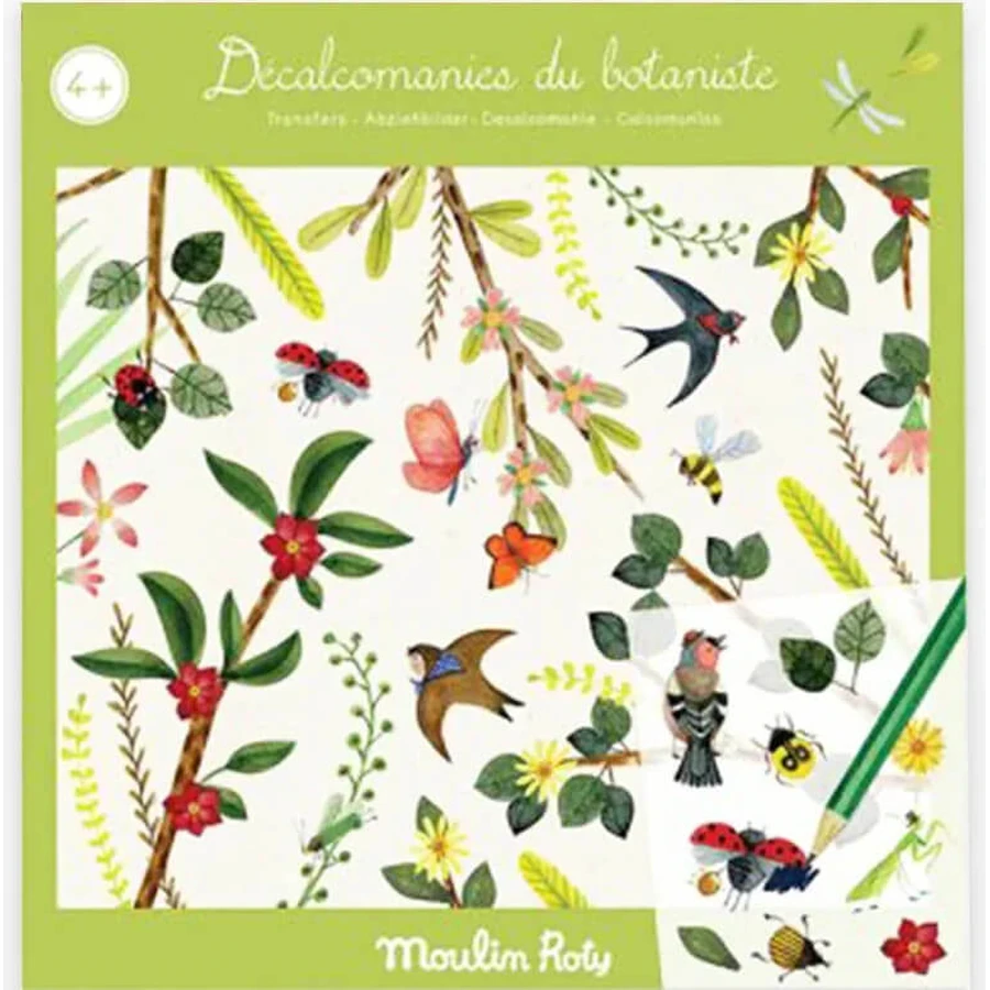 Transfer stickers Botanist, Moulin Roty