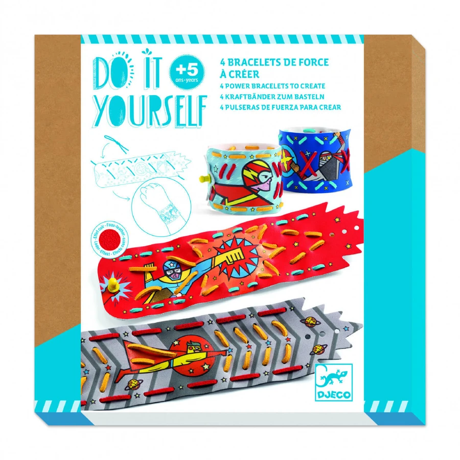 DIY Djeco set, Bracelets avec super pouvoirs
