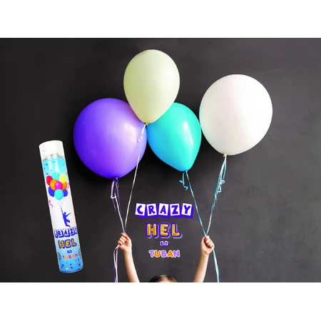 Helium balloon spray, Crazy Hel