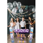 Helium balloon spray, Crazy Hel