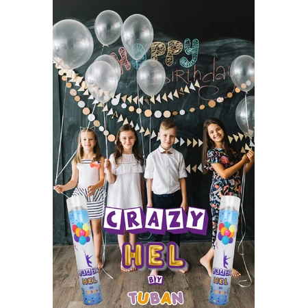 Helium balloon spray, Crazy Hel