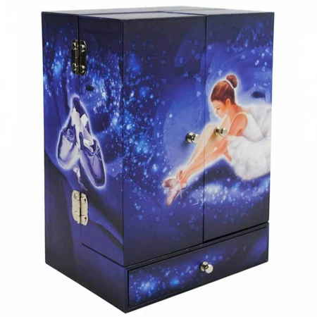 Music box with ballerina cabinet