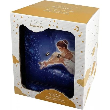 Music box with ballerina cabinet
