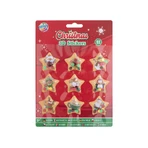 Set de pegatinas 3D navideñas, estrellas
