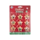 Set de pegatinas 3D navideñas, estrellas