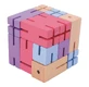 Juego de lógica Puzzle 3D Figurita morada