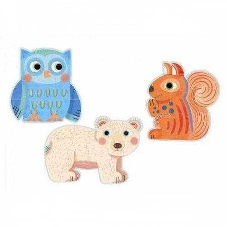 Djeco Animal Evolution Puzzles Set