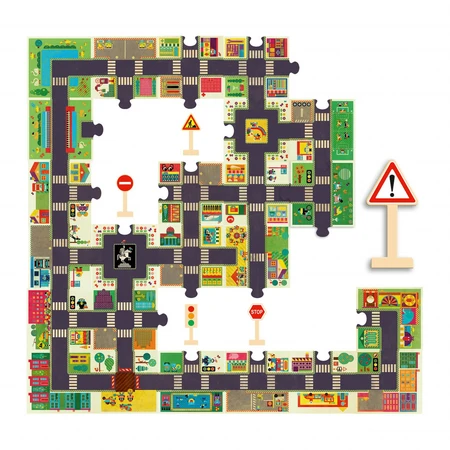 Djeco Orasul Riesenpuzzle